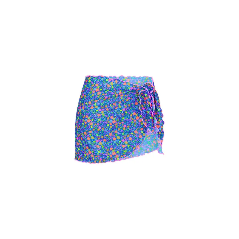 Mini Mesh Sarong - Electric Bloom sold by Kulani Kinis