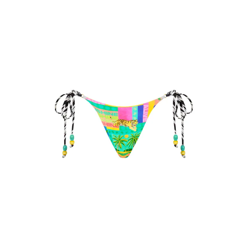 Thong Tie Side Bikini Bottom - Sun Honey made by Kulani Kinis