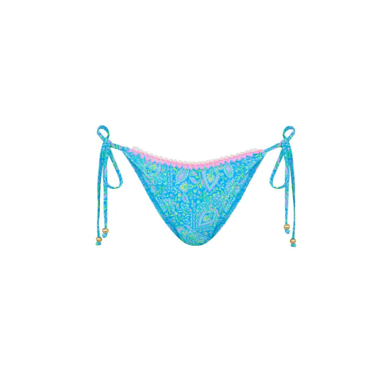 Crochet Dipped Cheeky Tie Bikini Bottom - Stargaze sold by Kulani Kinis