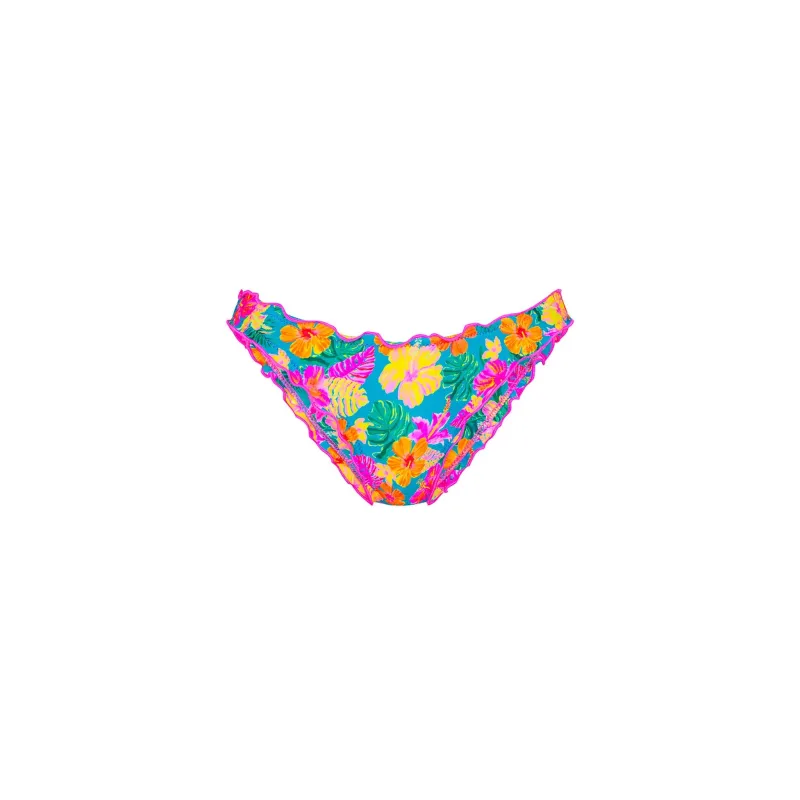 Lettuce Edge Full Coverage Bikini Bottom - Paradise Pop made by Kulani Kinis