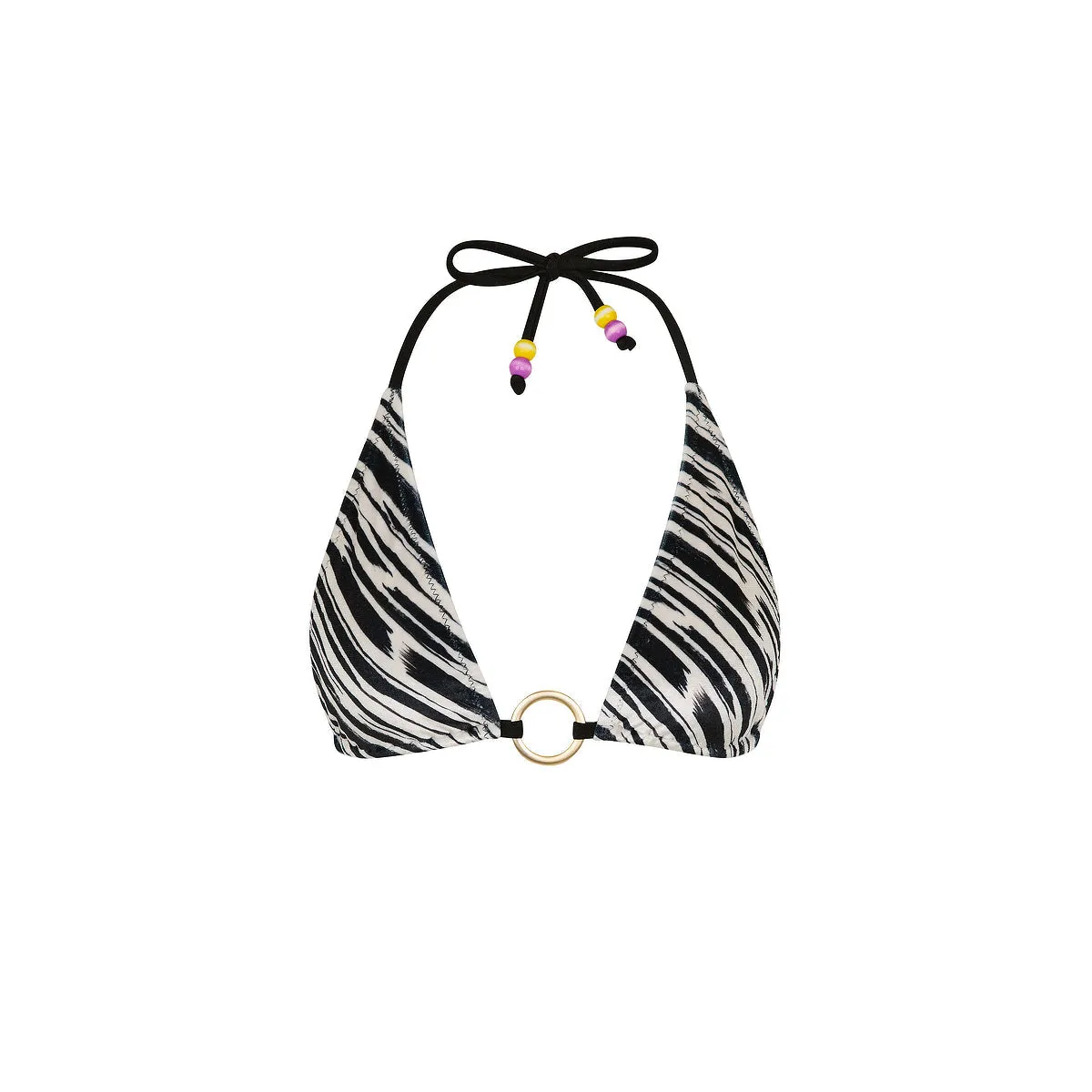 Ring Halter Bikini Top - Wild Honey sold by Kulani Kinis