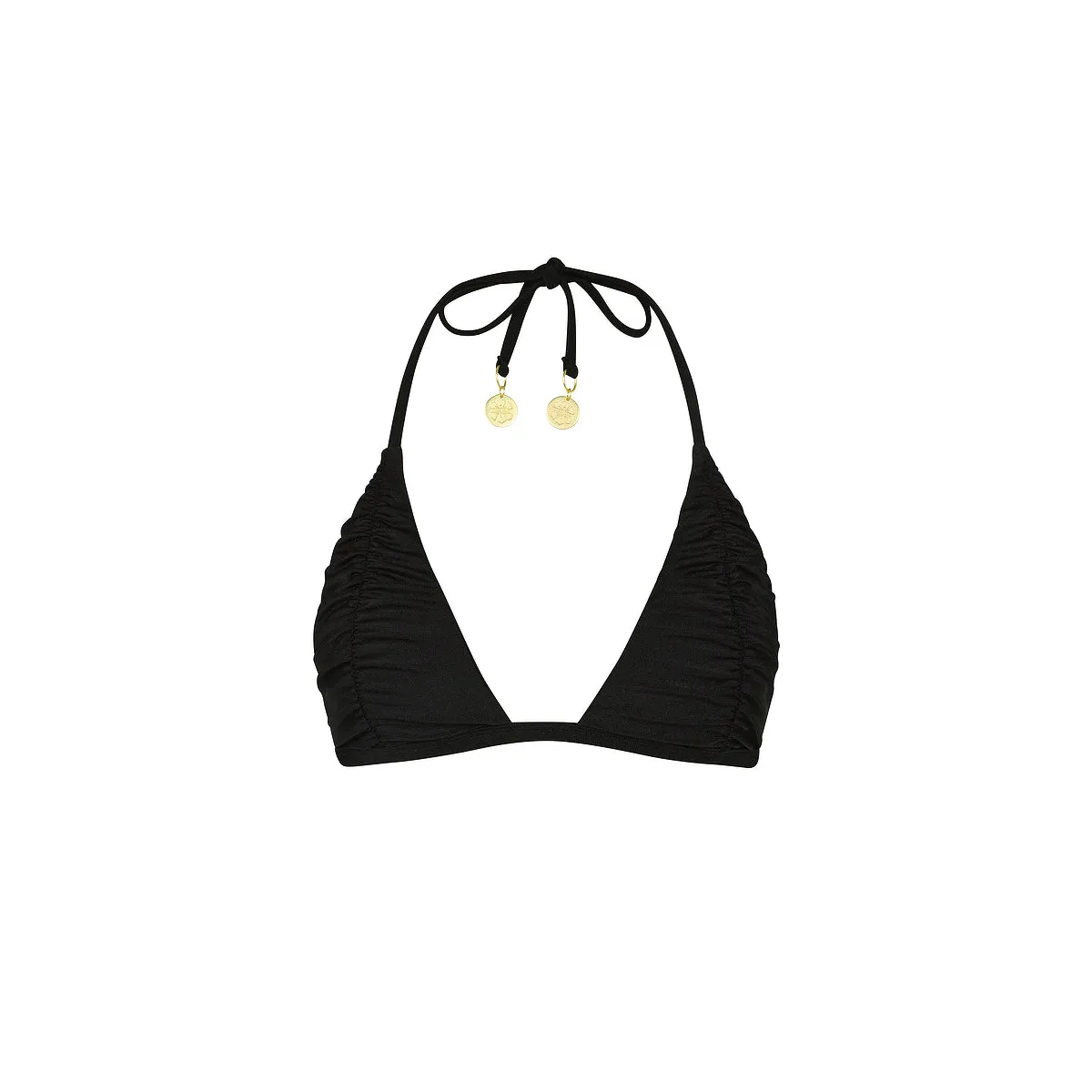 Gathered Stitch Bralette Bikini Top - Twilight Black sold by Kulani Kinis