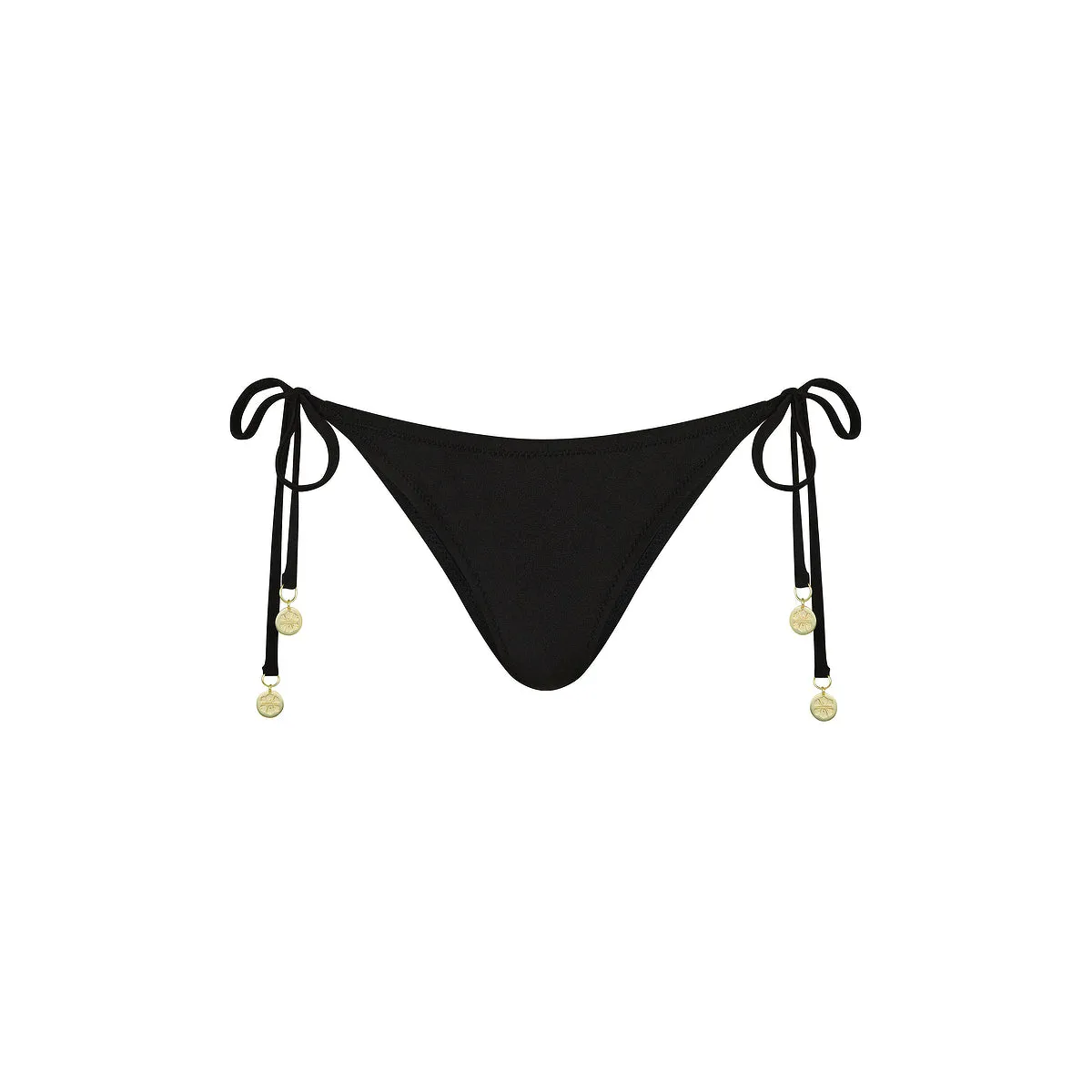 Full Coverage Tie Bikini Bottom - Twilight Black sold by Kulani Kinis