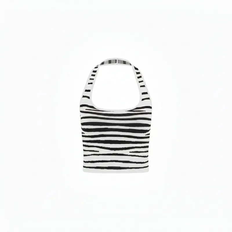 Knit Halter Tank Top - Savanna Stripe sold by Kulani Kinis