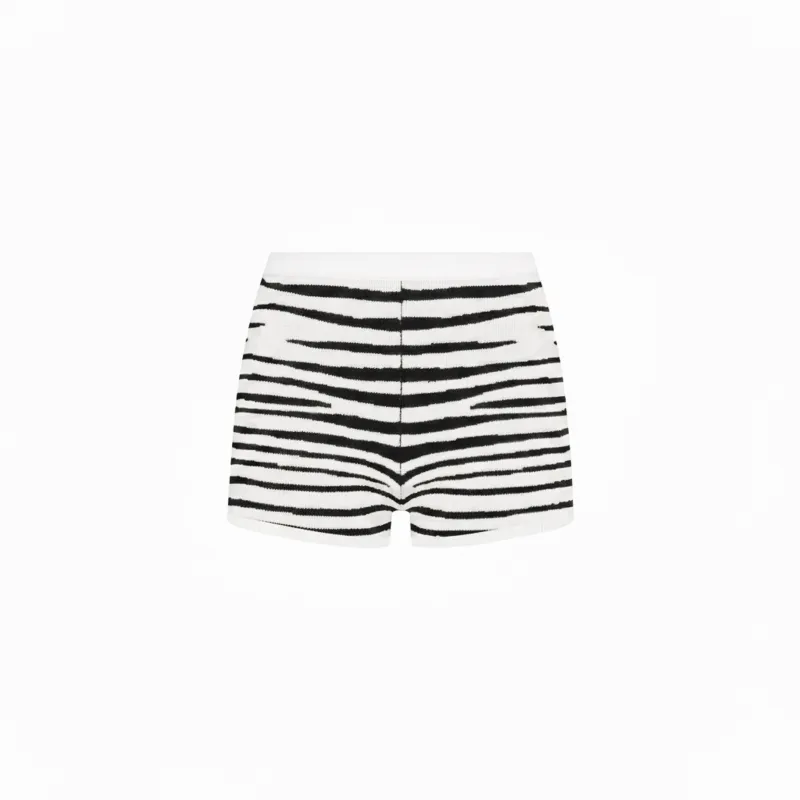 Essential Knit Micro Short - Savanna Stripe made by Kulani Kinis