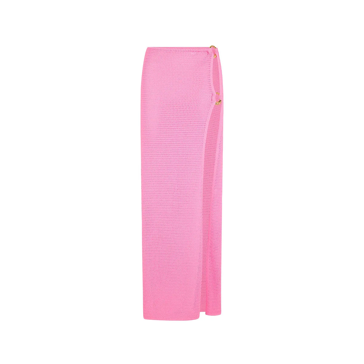 Ring Side Split Maxi Skirt - Bubblegum sold by Kulani Kinis