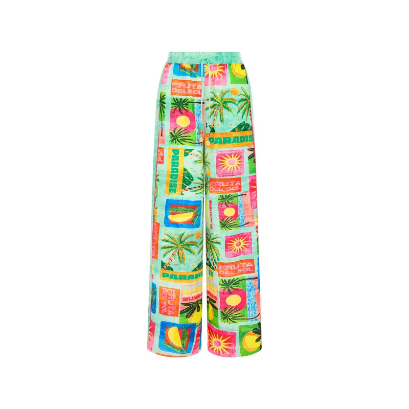 Draw String Summer Pants - Ocean Honey sold by Kulani Kinis
