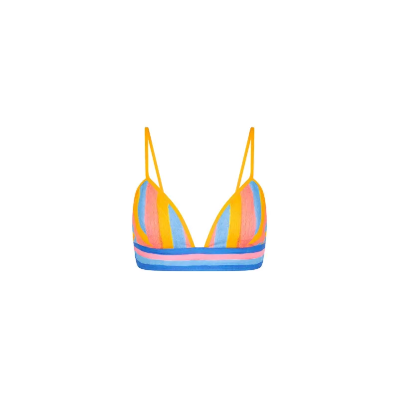 Bralette Crop Top - Seaside Stripe sold by Kulani Kinis