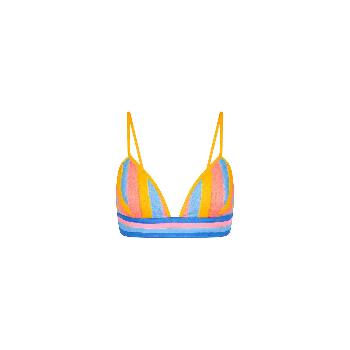 Bralette Crop Top - Seaside Stripe sold by Kulani Kinis