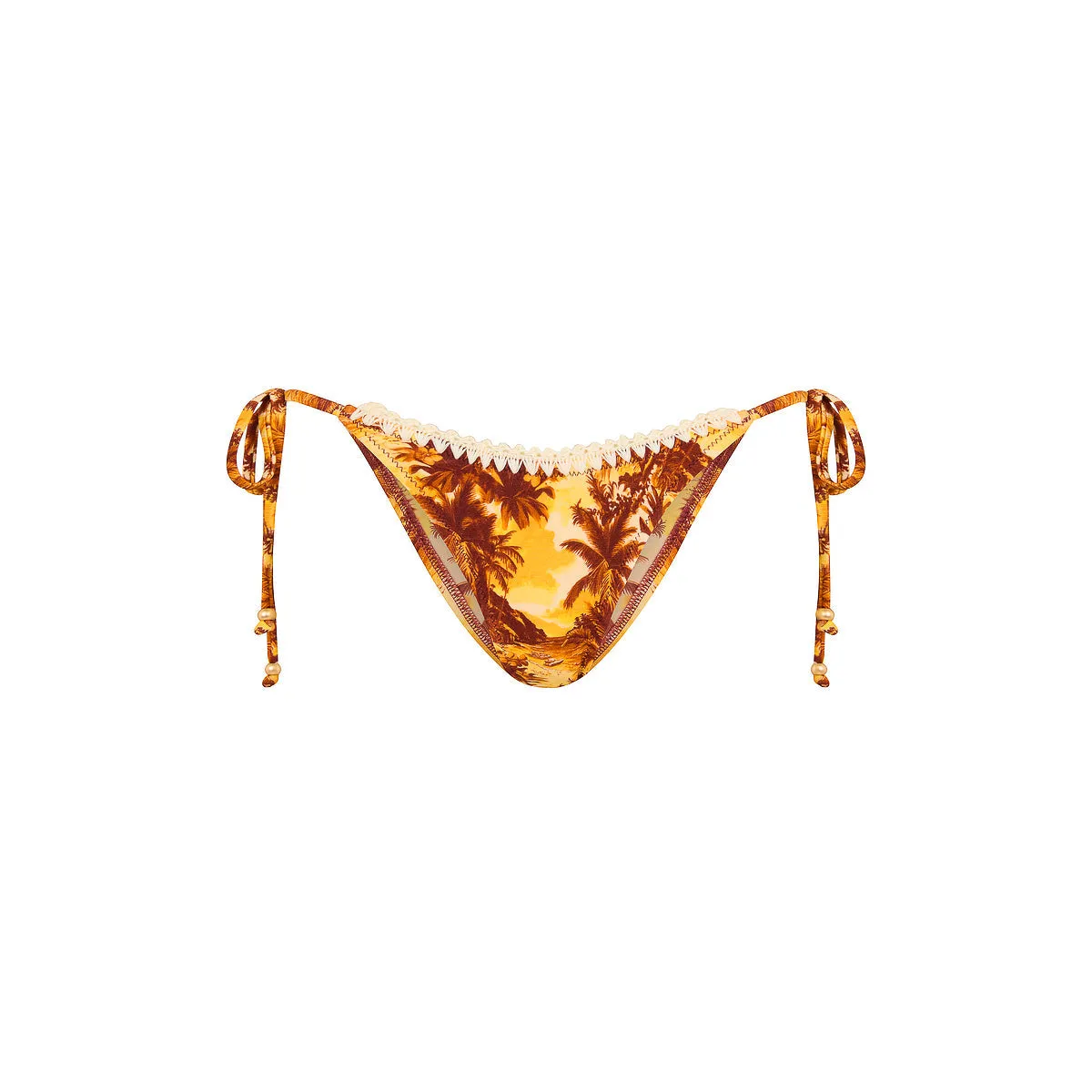 Crochet Dipped Cheeky Tie Bikini Bottom - Vintage Vacay sold by Kulani Kinis