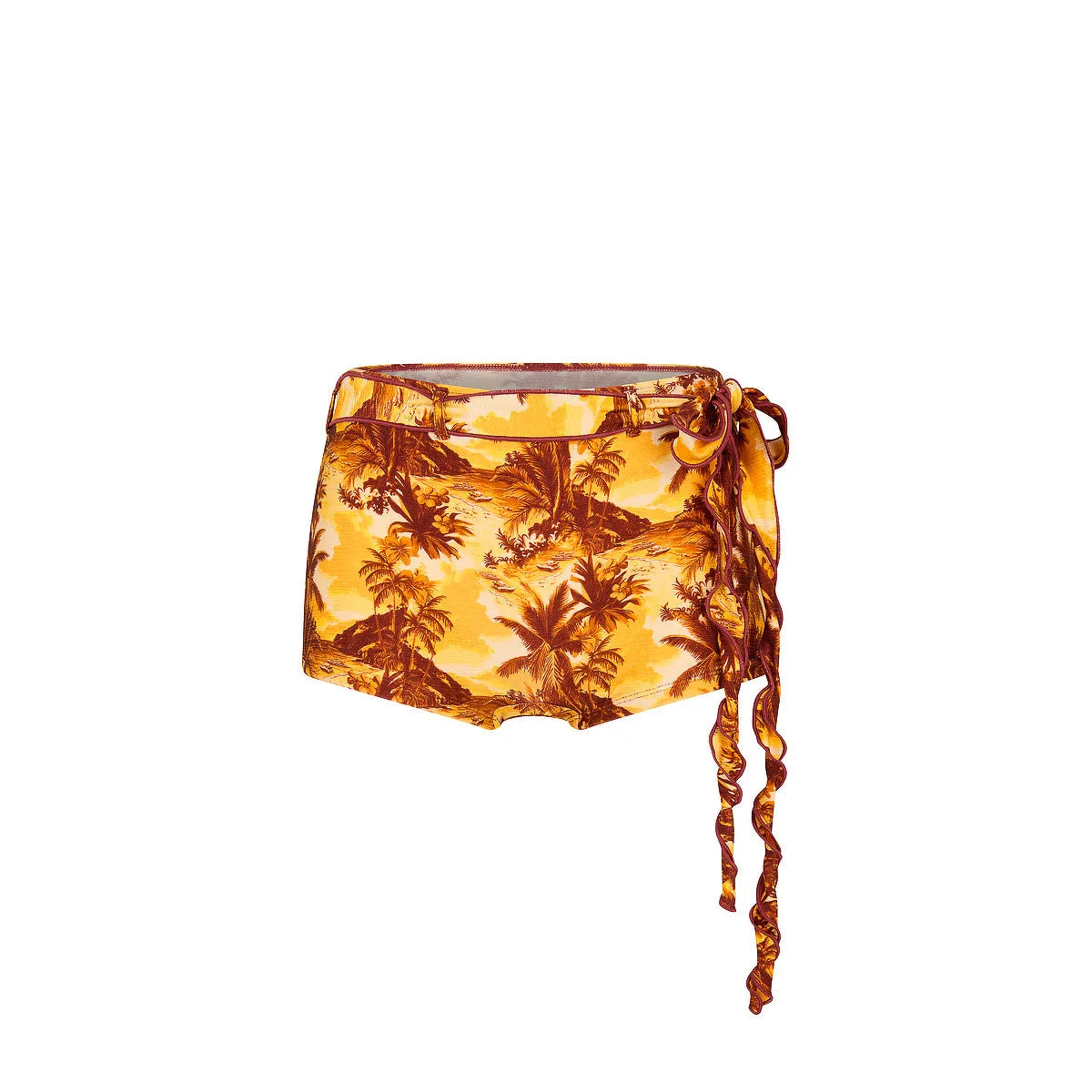 Lettuce Belted Swim Short - Vintage Vacay sold by Kulani Kinis