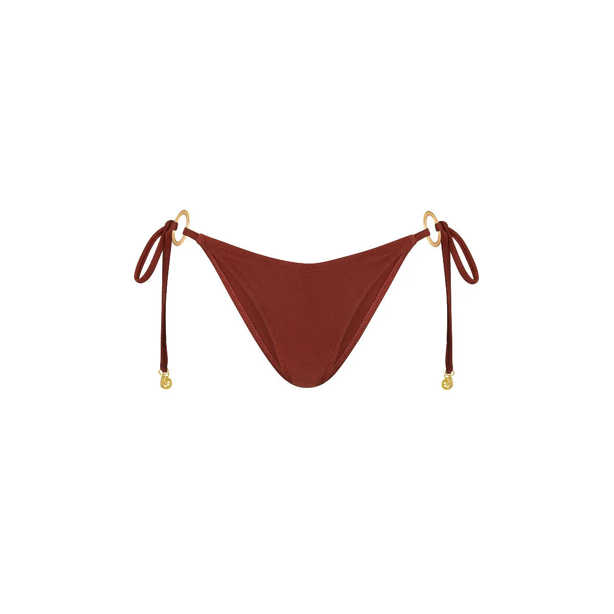 Ring Cheeky Tie Bikini Bottom - Cinnamon Sugar sold by Kulani Kinis