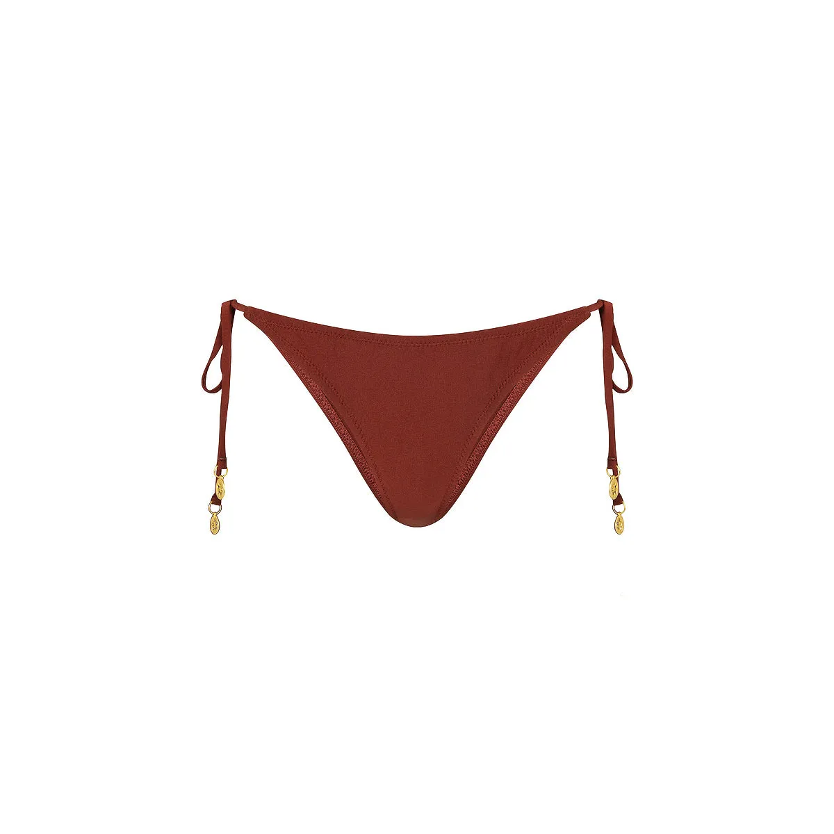 Full Coverage Tie Bikini Bottom - Cinnamon Sugar sold by Kulani Kinis