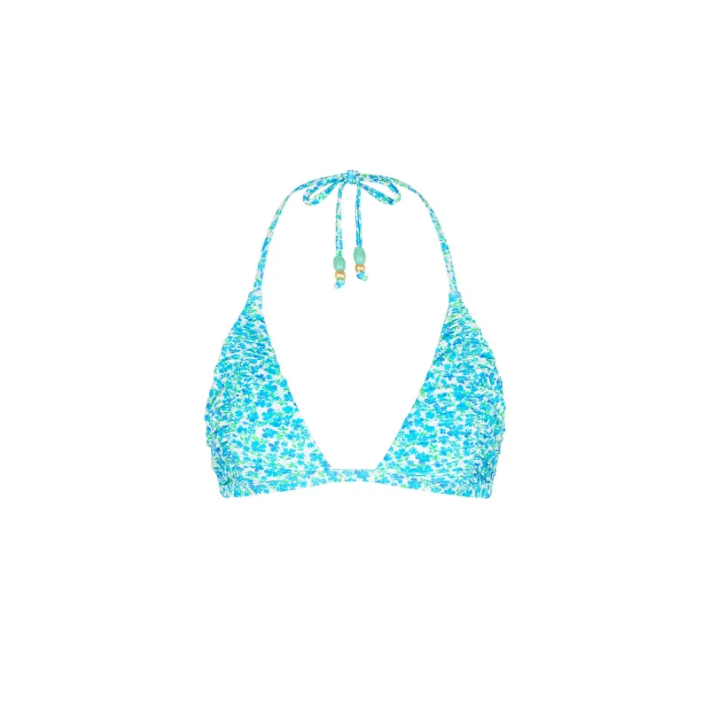Gathered Stitch Bralette Bikini Top - Ocean Aura made by Kulani Kinis