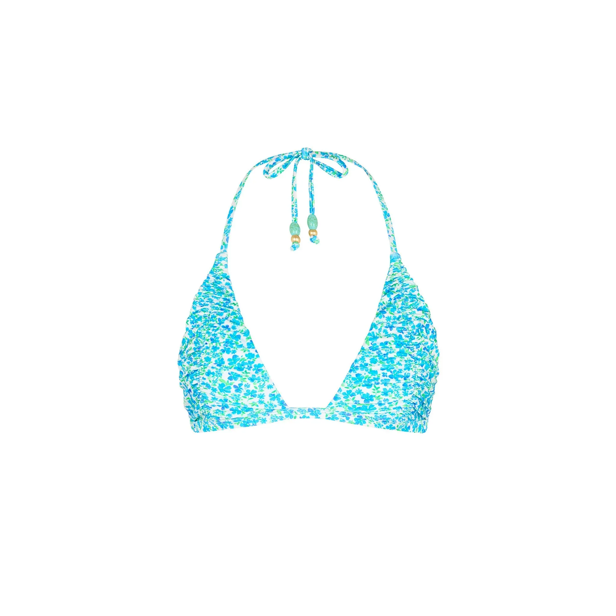 Gathered Stitch Bralette Bikini Top - Ocean Aura sold by Kulani Kinis
