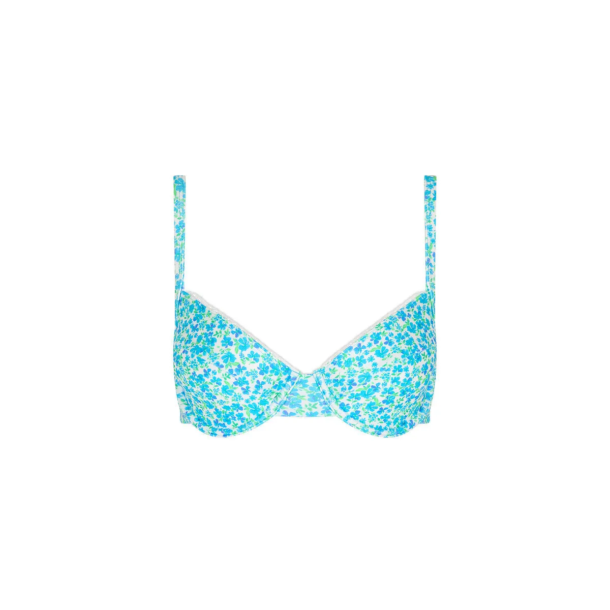 Decorative Ditzy Underwire Bikini Top - Ocean Aura sold by Kulani Kinis