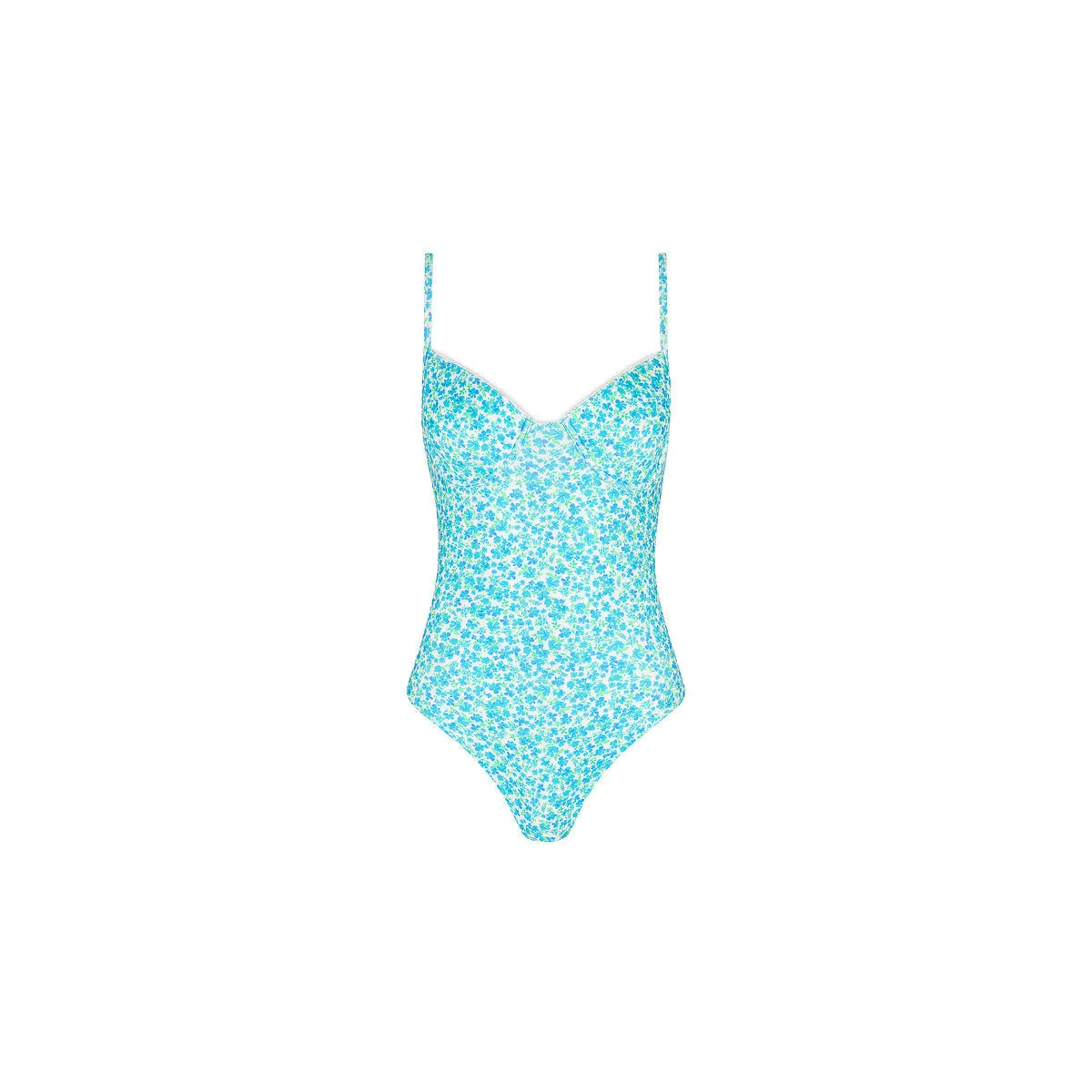 Decorative Underwire Cheeky One Piece - Ocean Aura sold by Kulani Kinis