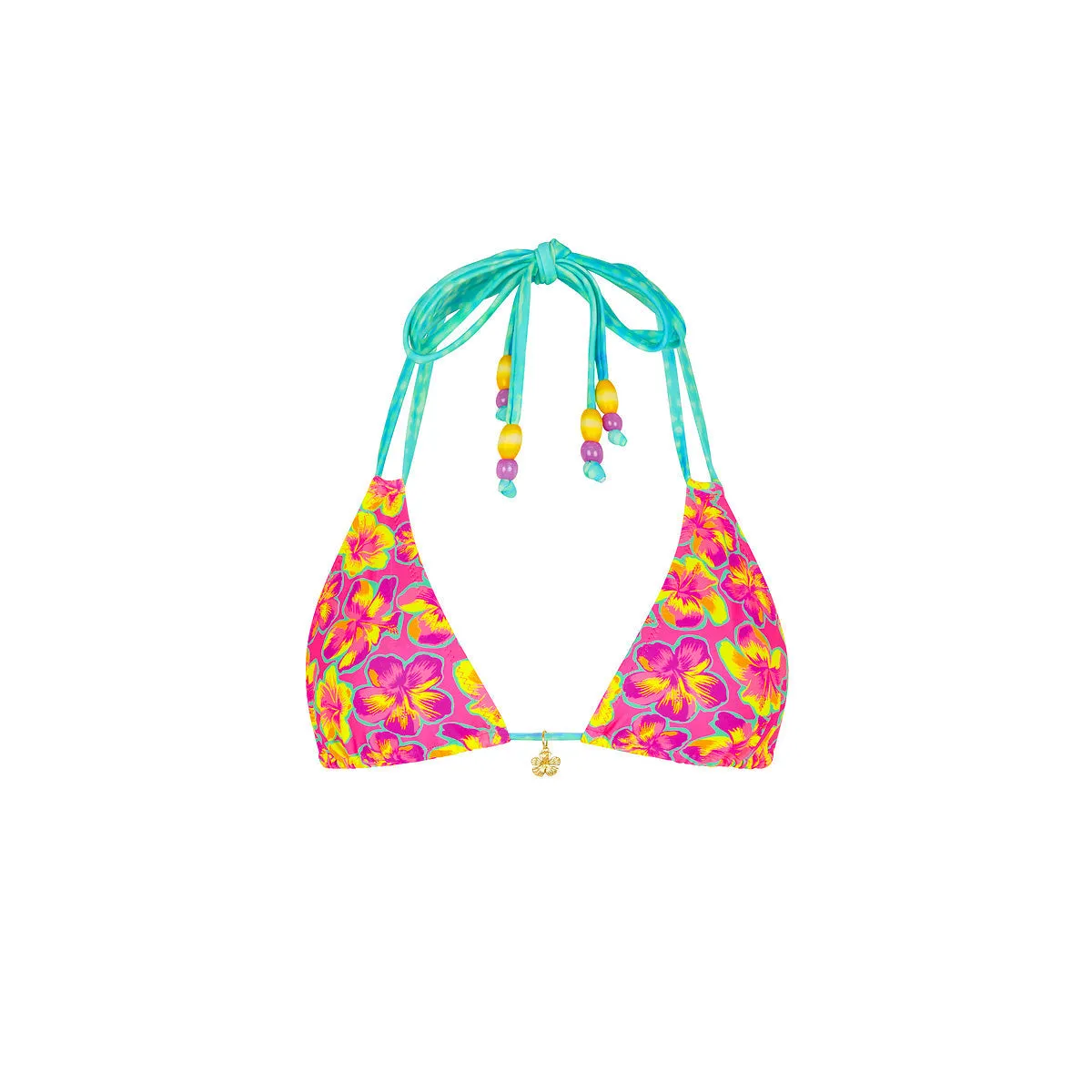 Halter Bralette Bikini Top - Sun Pop sold by Kulani Kinis