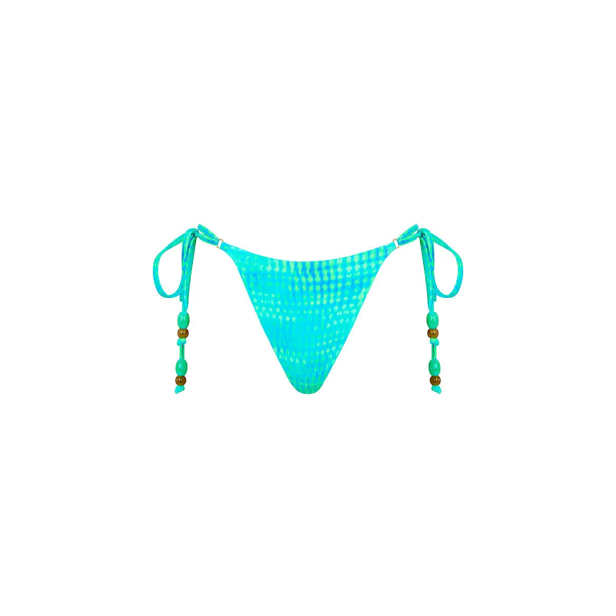 Thong Tie Side Bikini Bottom - Summer Seas sold by Kulani Kinis
