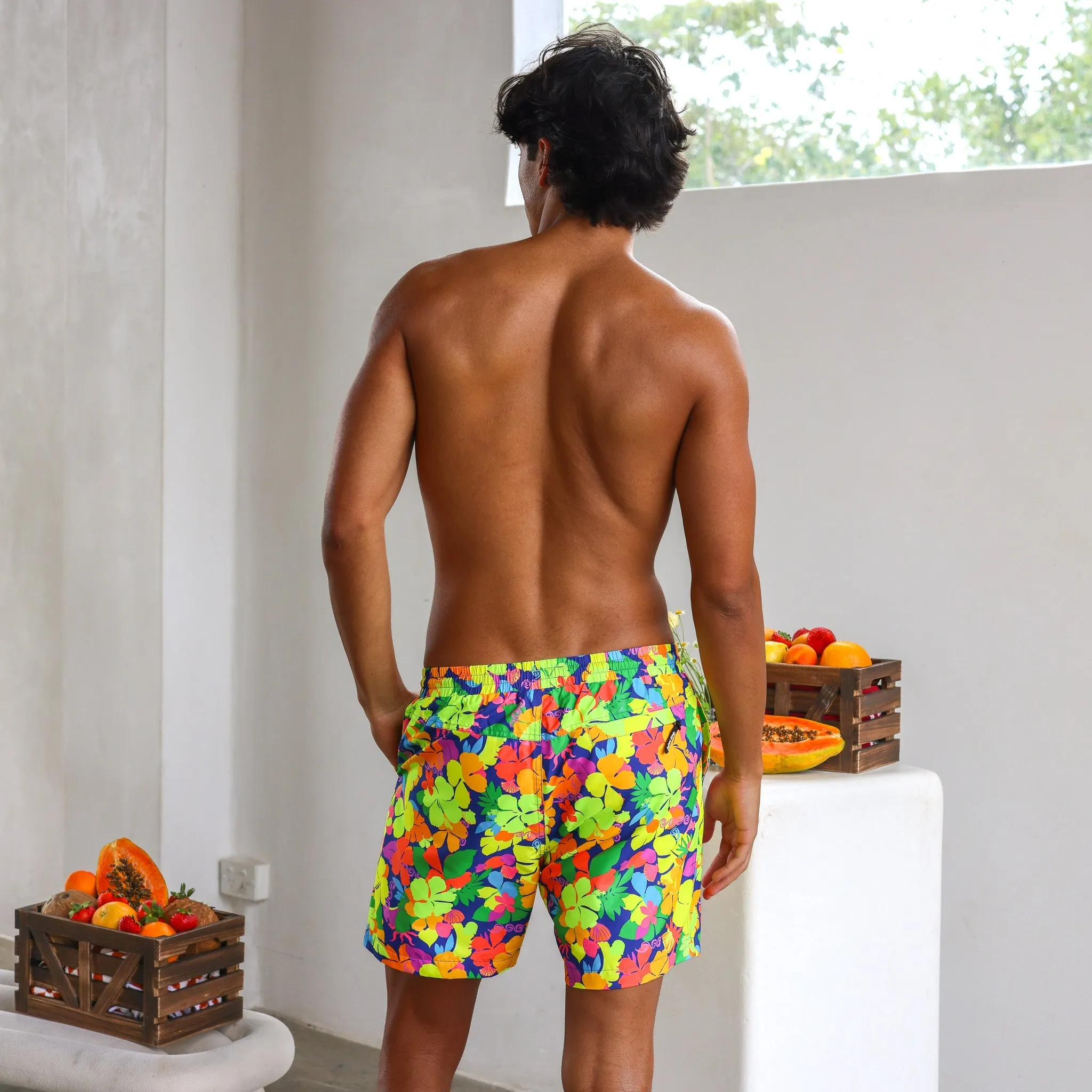 Men's Swim Trunks - Neon Sunset sold by Kulani Kinis product image thumbnail 5