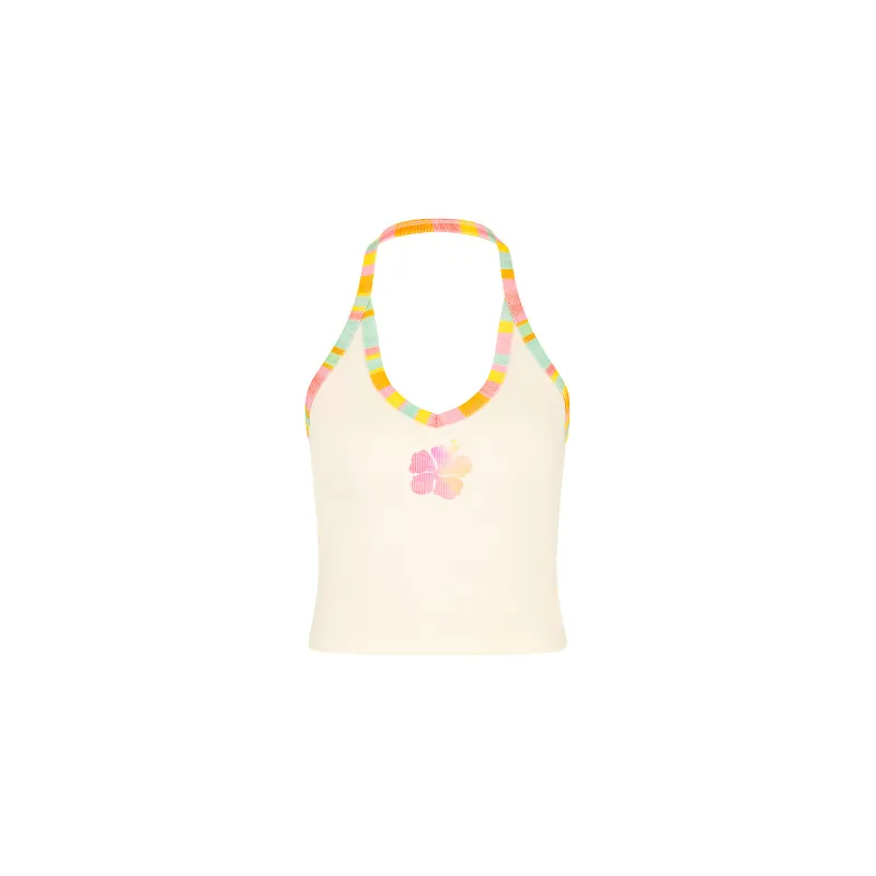 Printed Dip Halter Tank - Summer Sundae made by Kulani Kinis