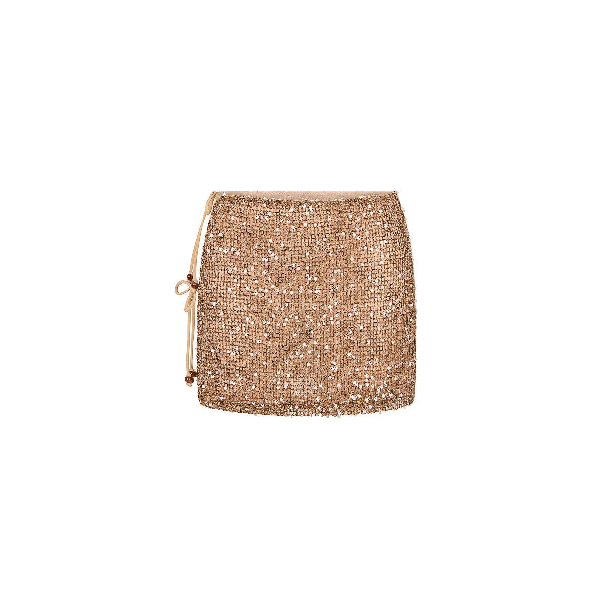 Double Tie Mini Skirt - Espresso Spritz sold by Kulani Kinis