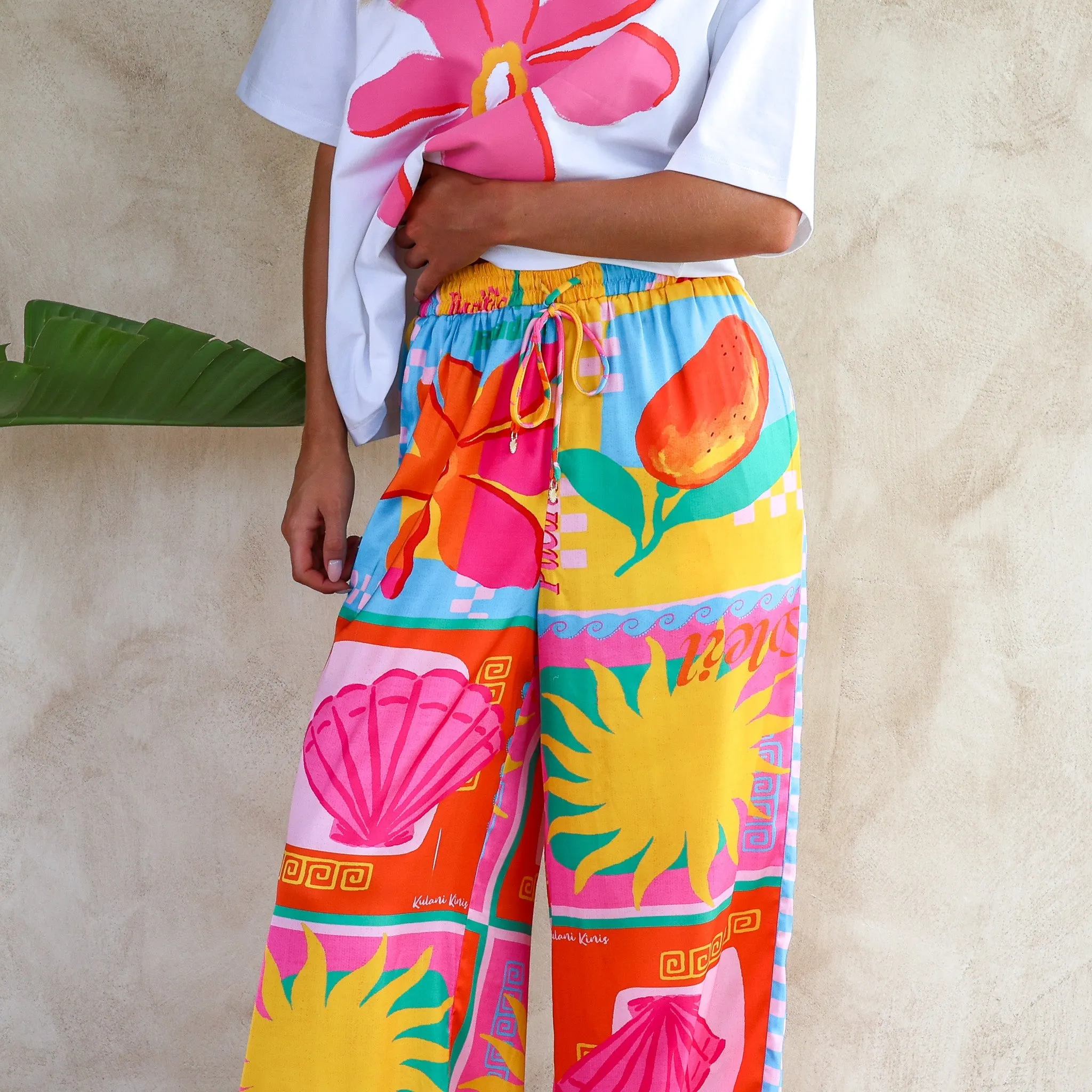 Drawstring Resort Pants - Sunkissed Coast sold by Kulani Kinis product image thumbnail 3