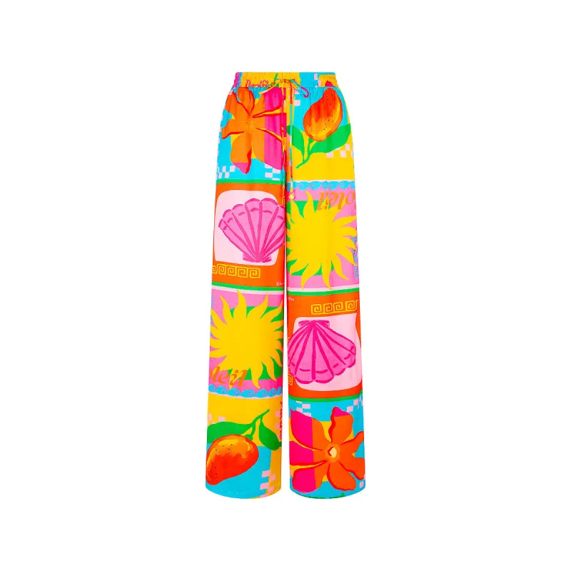 Drawstring Resort Pants - Sunkissed Coast made by Kulani Kinis