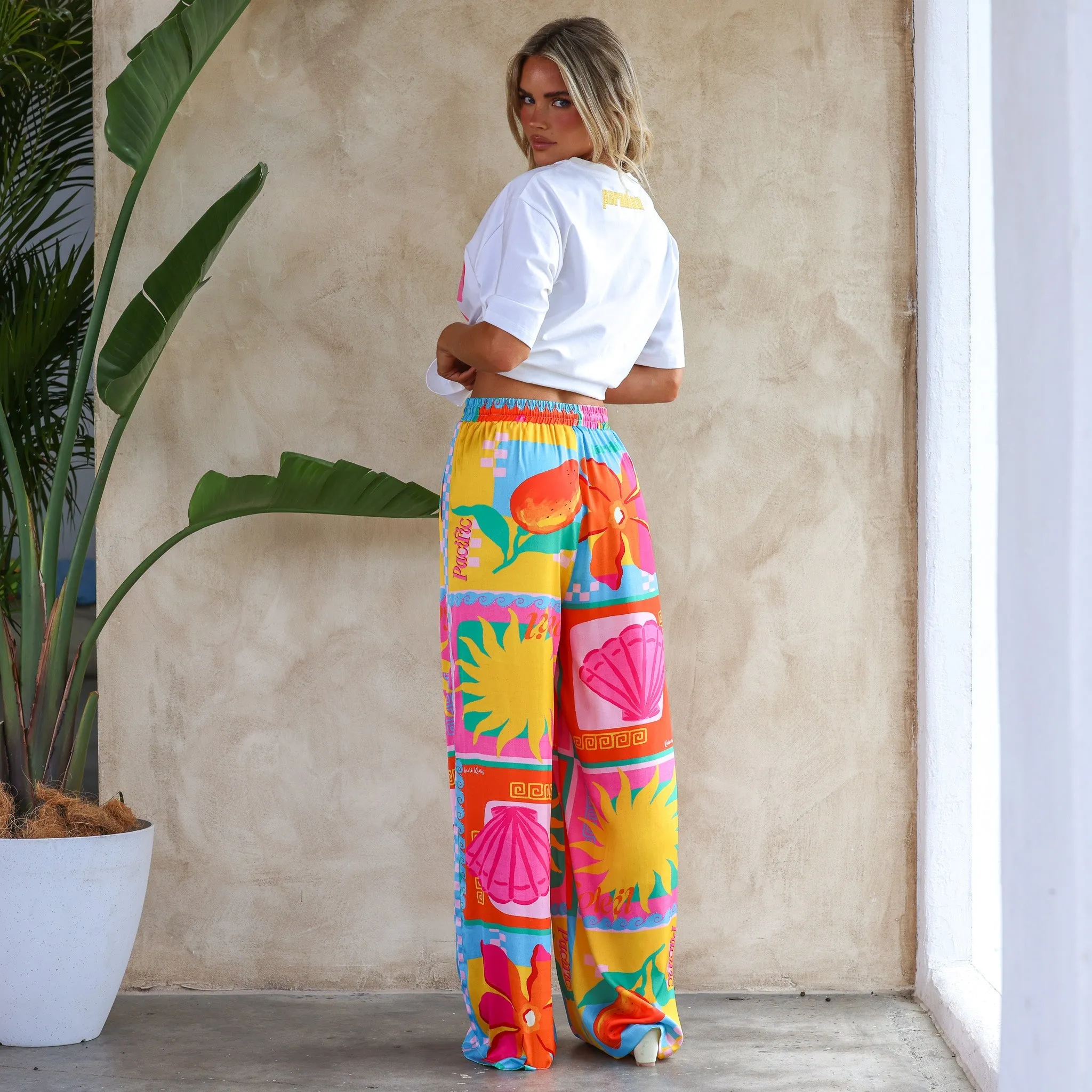 Drawstring Resort Pants - Sunkissed Coast sold by Kulani Kinis product image thumbnail 5