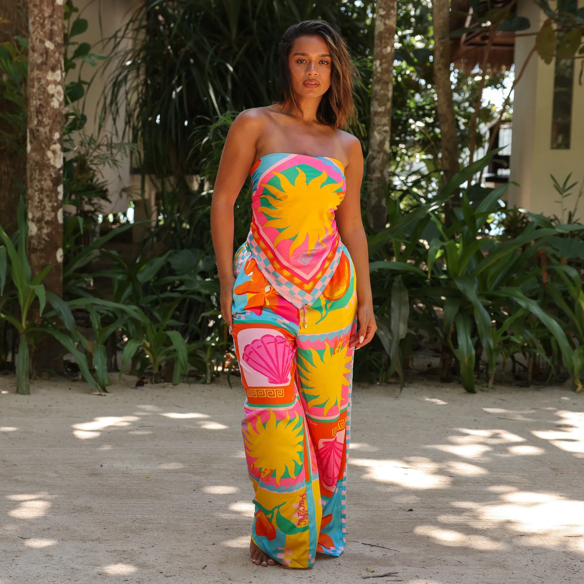 Summer Bandana Scarf Top - Sunkissed Coast sold by Kulani Kinis product image thumbnail 3