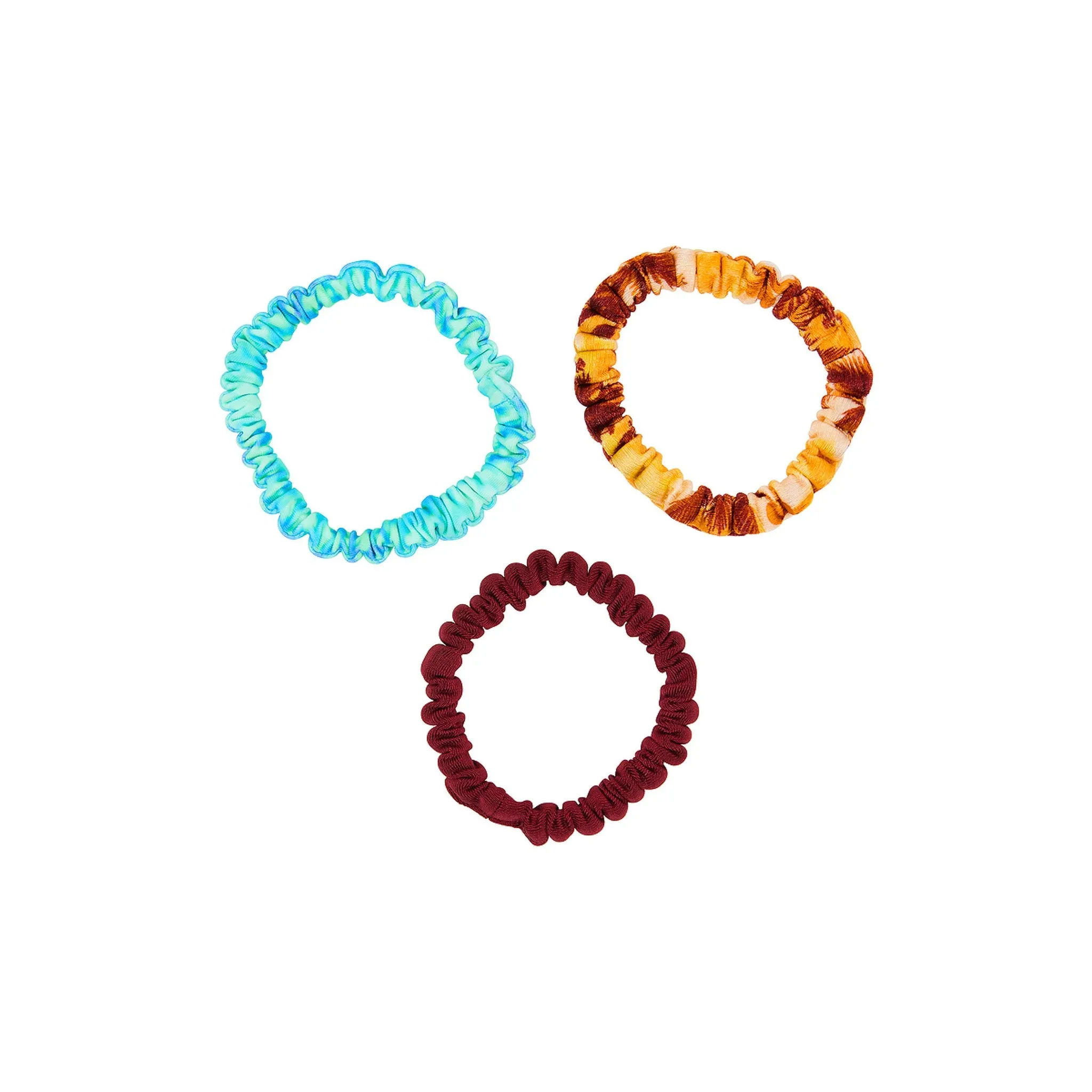 Skinny Scrunchie Pack - Espresso Island sold by Kulani Kinis