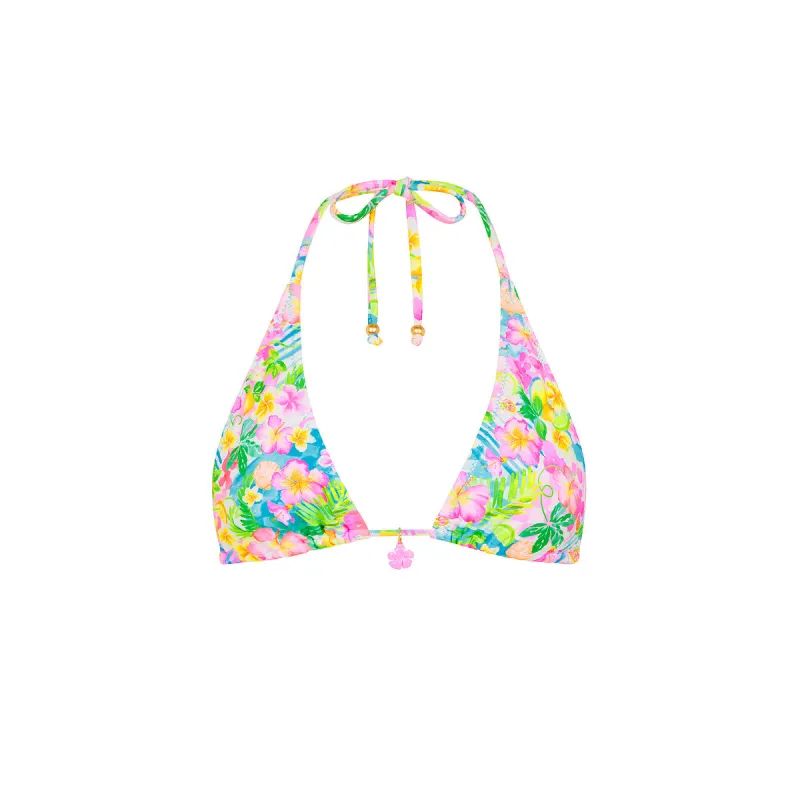 Classic Tie Halter Bikini Top - Summer Daydreams made by Kulani Kinis