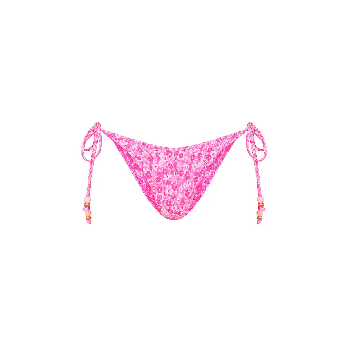 Dipped Cheeky Tie Bikini Bottom - Berry Burst sold by Kulani Kinis