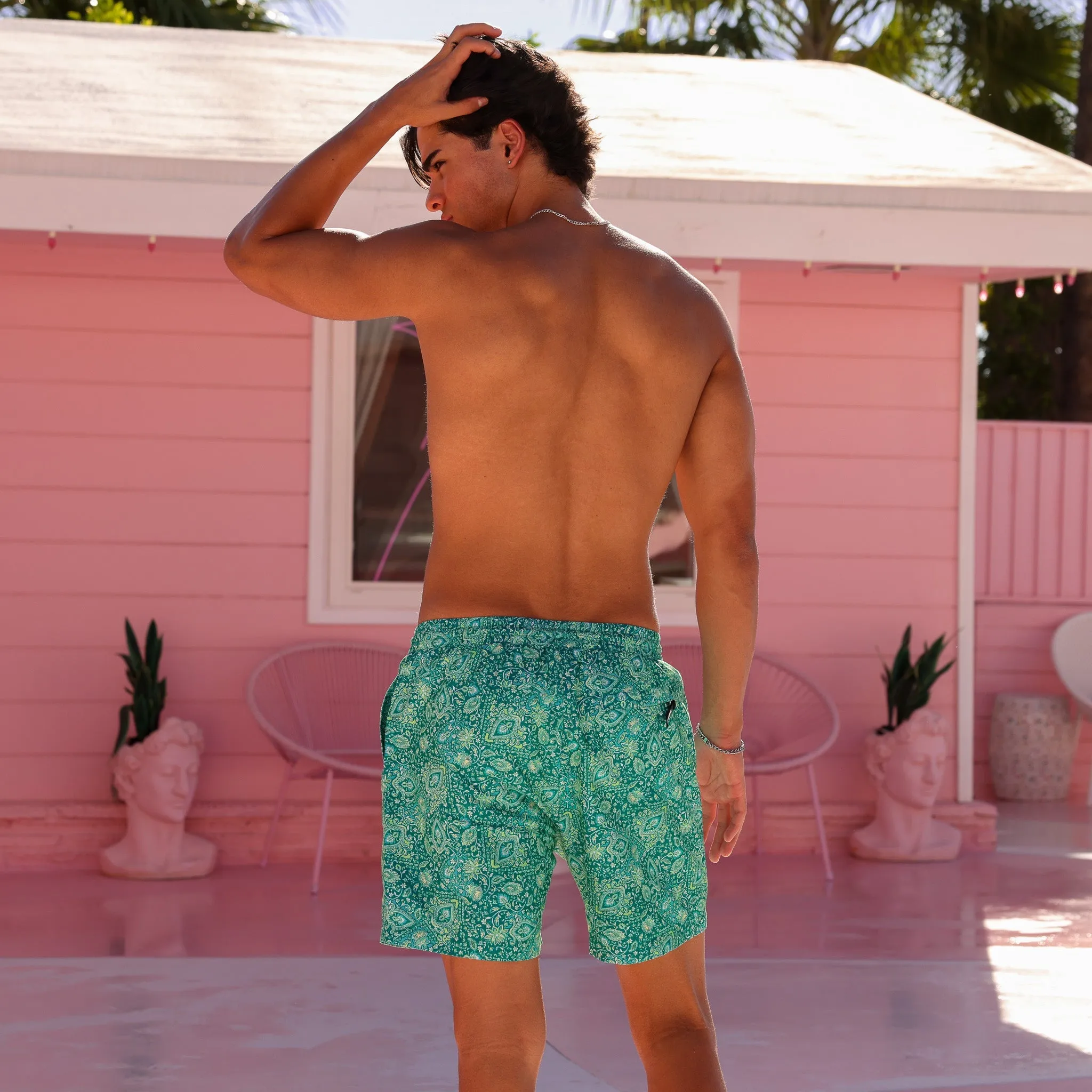 Men's Swim Trunks - Emerald Aura sold by Kulani Kinis product image thumbnail 4