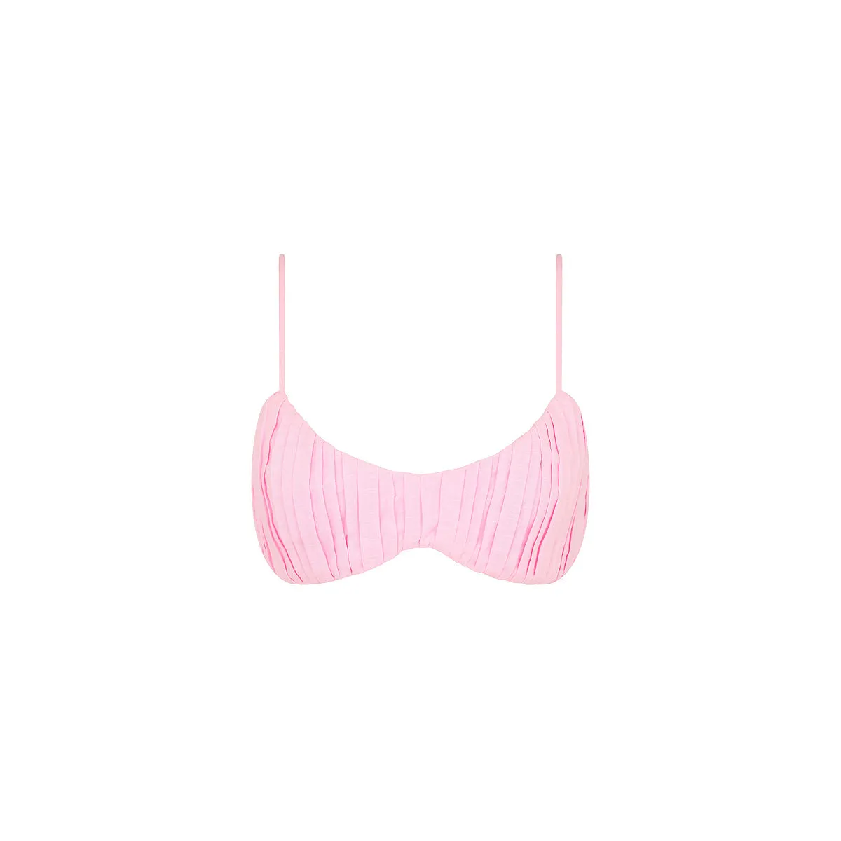 Ruched Bralette Top - Pocket Pink sold by Kulani Kinis