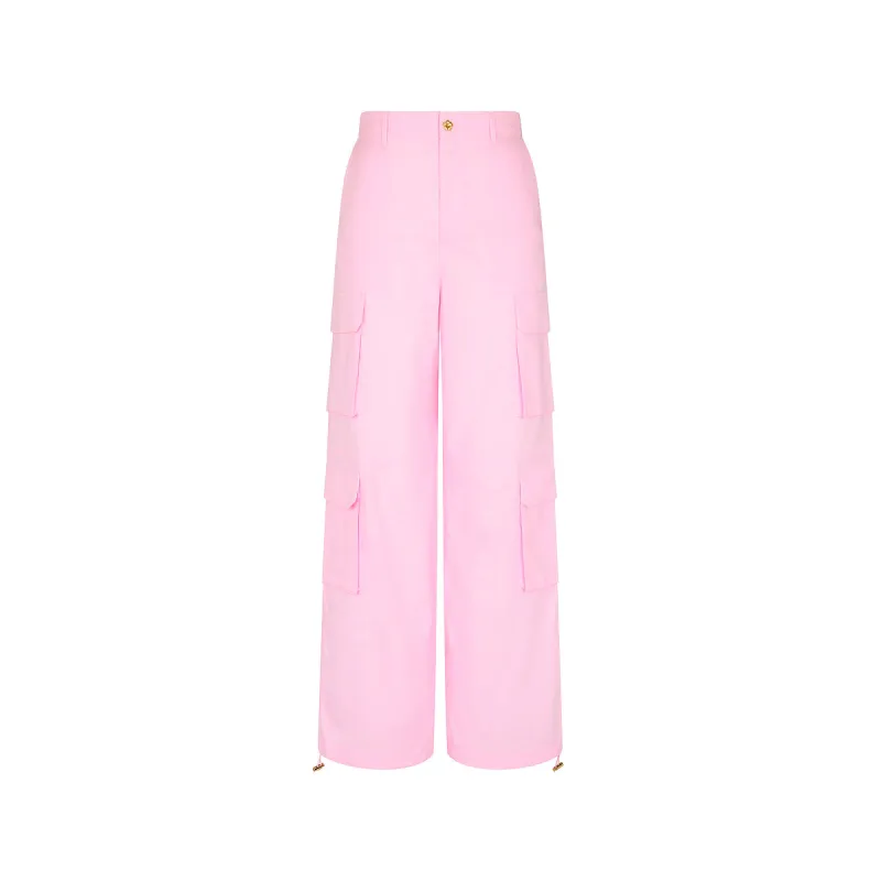 Relaxed Cargo Pants - Pocket Pink made by Kulani Kinis