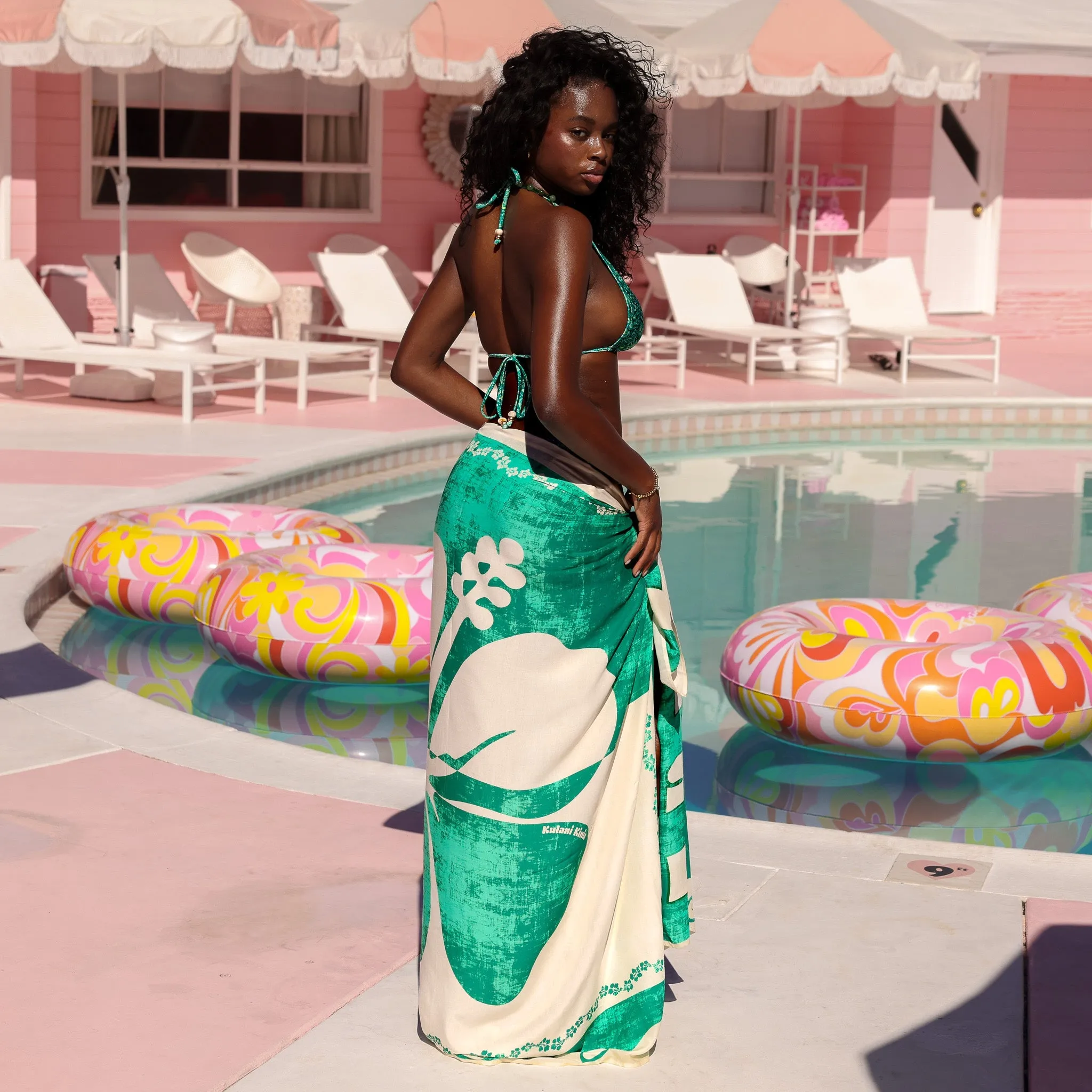 Sarong Cover Up - Emerald Springs sold by Kulani Kinis product image thumbnail 5