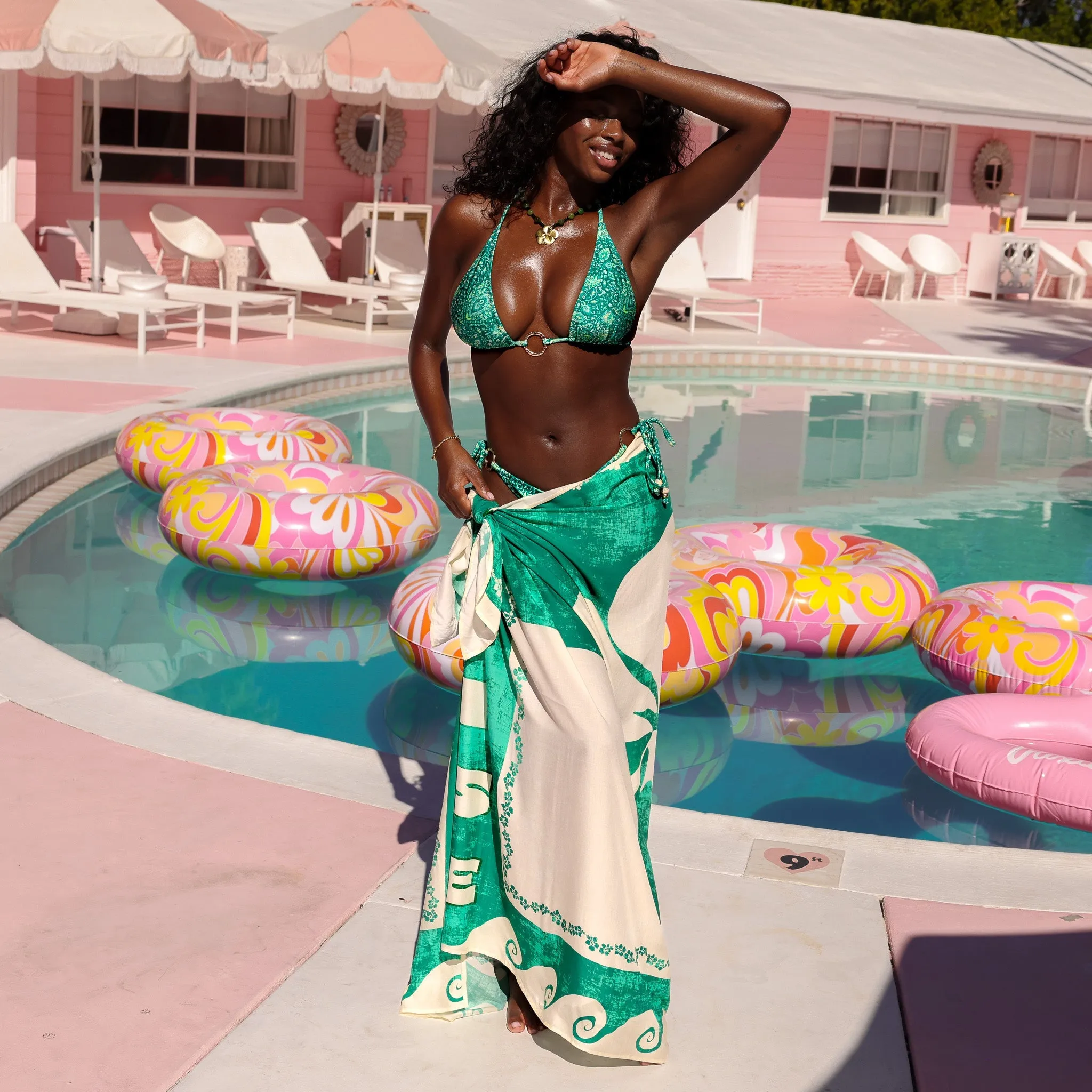 Sarong Cover Up - Emerald Springs sold by Kulani Kinis product image thumbnail 2