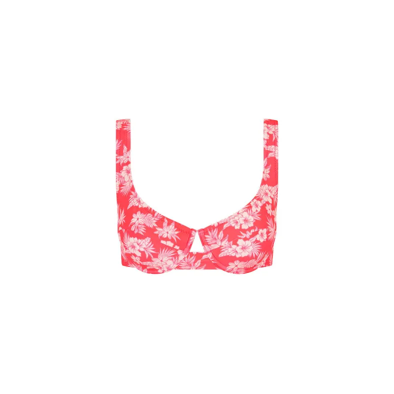 Underwire Tie Back Bikini Top - Island Punch made by Kulani Kinis