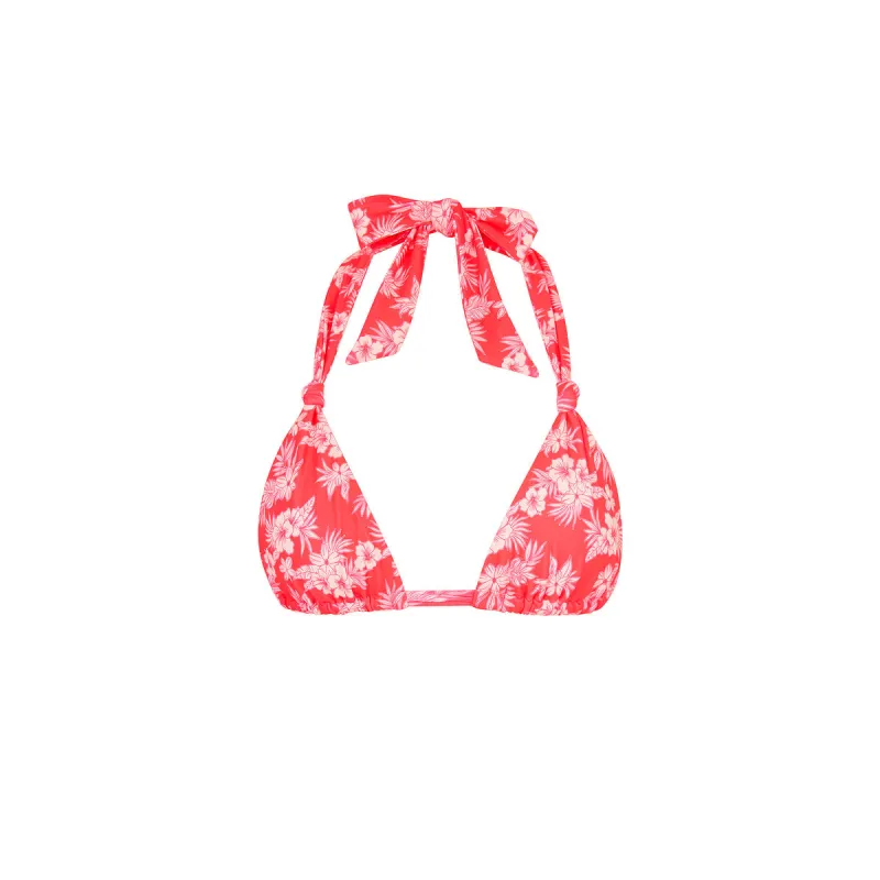Soft Knot Halter Bikini Top - Island Punch made by Kulani Kinis