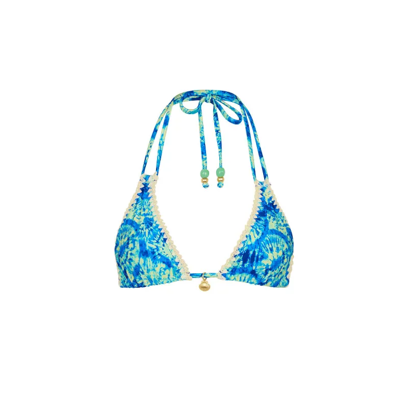 Crochet Halter Bikini Top - Tidal Glow made by Kulani Kinis