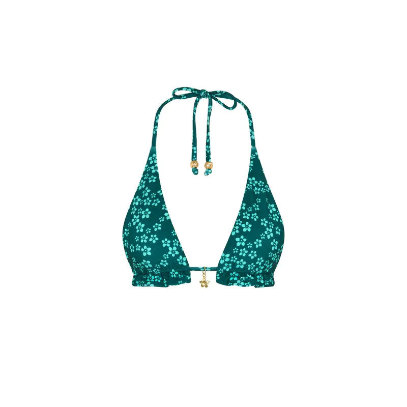 Frill Halter Bralette Bikini Top - Moonkiss made by Kulani Kinis