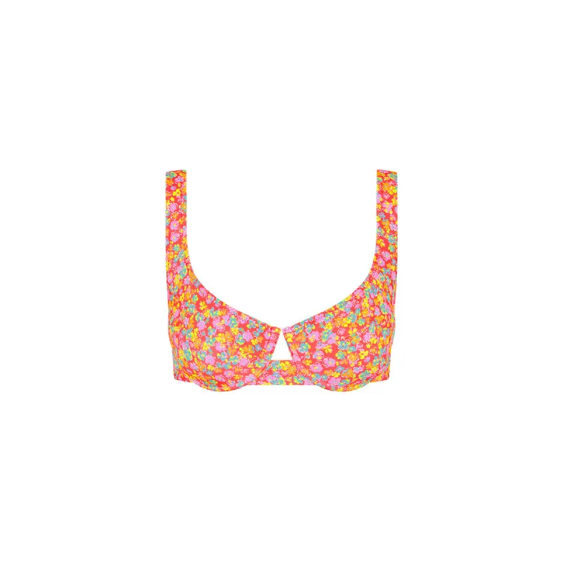 Underwire Tie Back Bikini Top - Bubble Pop made by Kulani Kinis