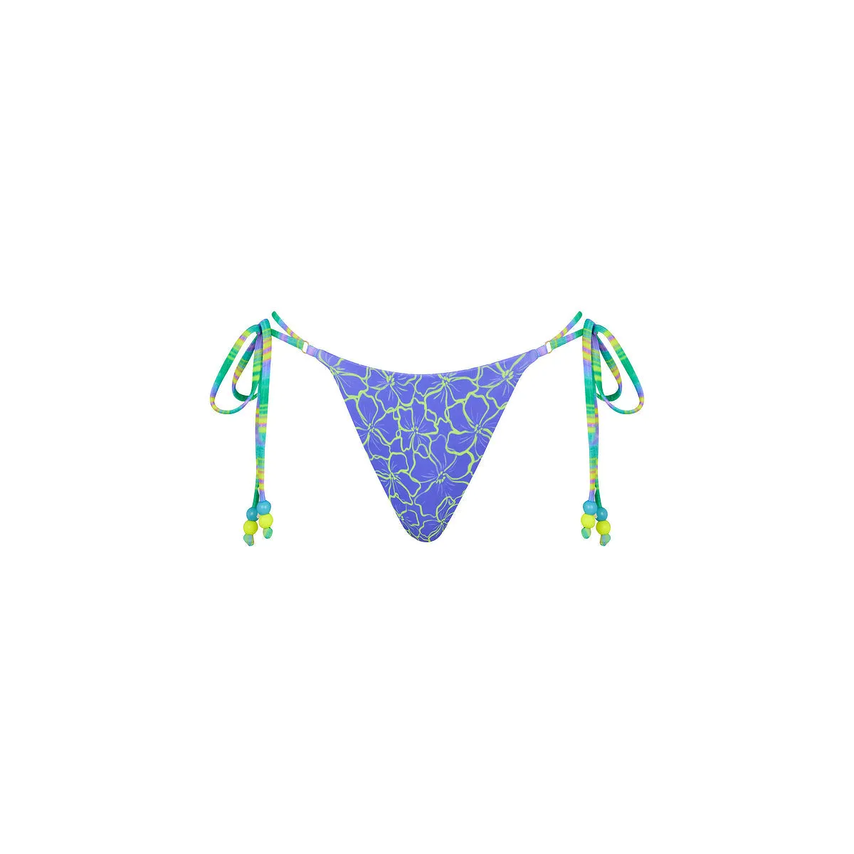 Thong Tie Side Bikini Bottom - Sugar Wave sold by Kulani Kinis