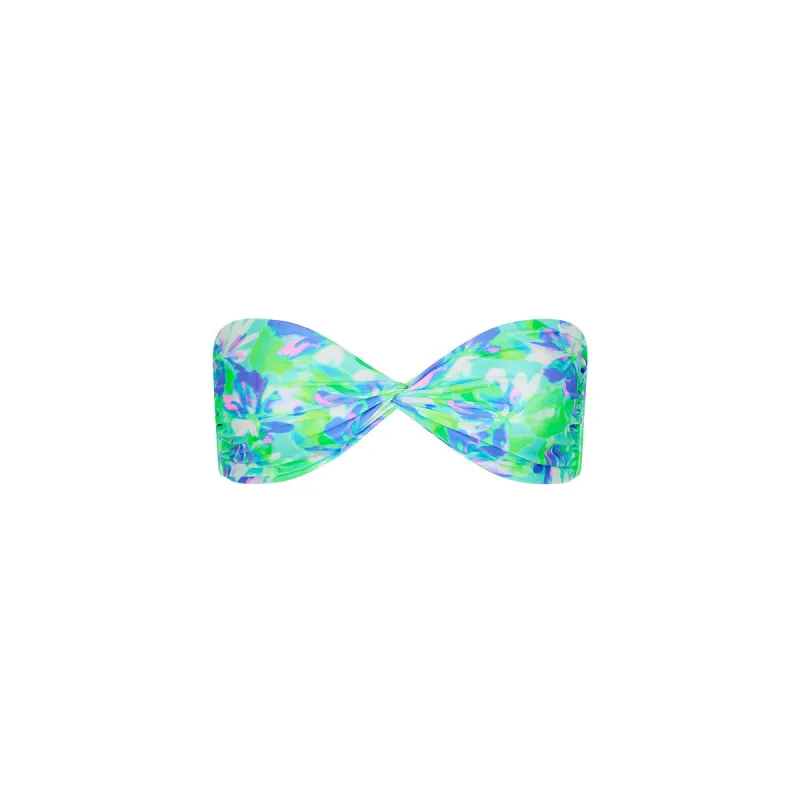 Twist Bandeau Bikini Top - Monaco Whispers made by Kulani Kinis
