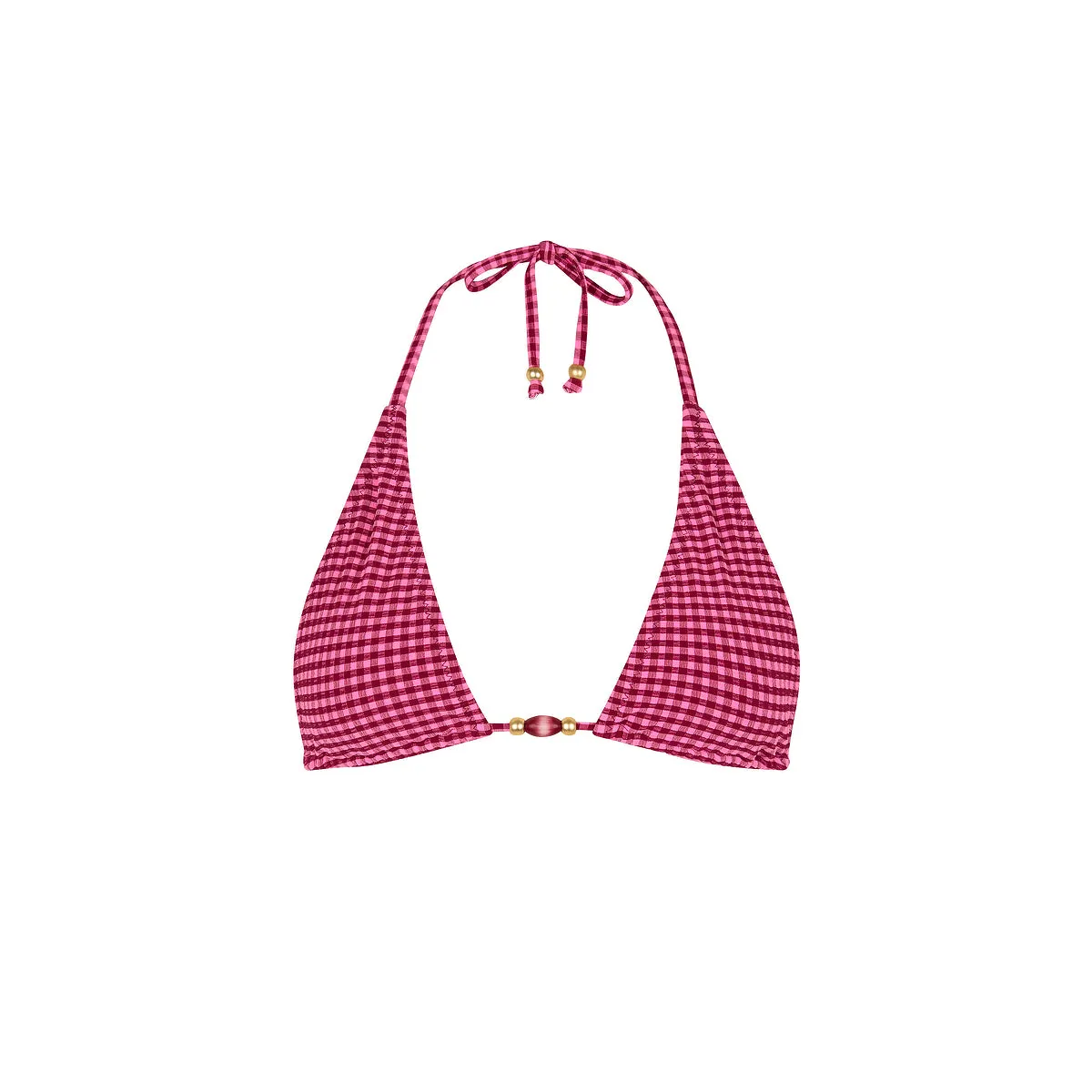 Classic Tie Halter Bikini Top - Cherry Kiss sold by Kulani Kinis