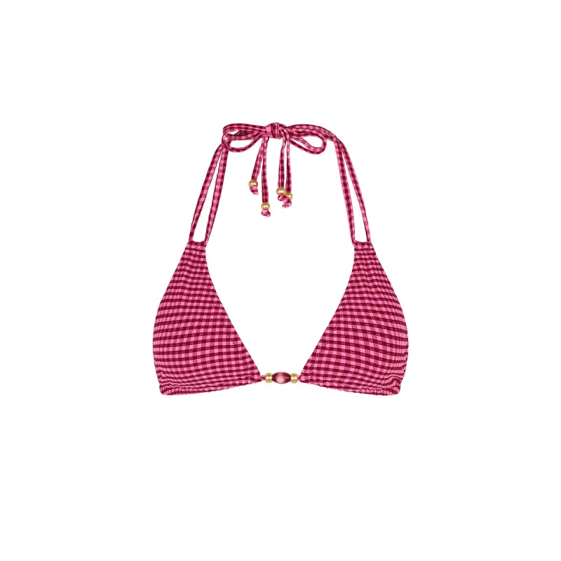 Halter Bralette Bikini Top - Cherry Kiss made by Kulani Kinis