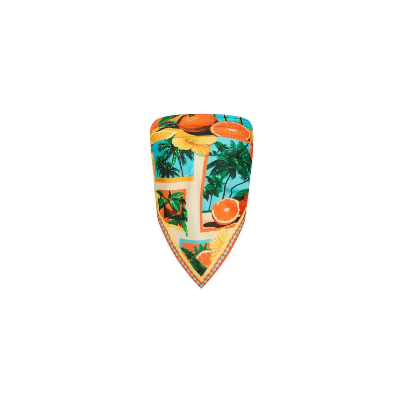 Summer Bandana Scarf Top - Citrus Sea made by Kulani Kinis