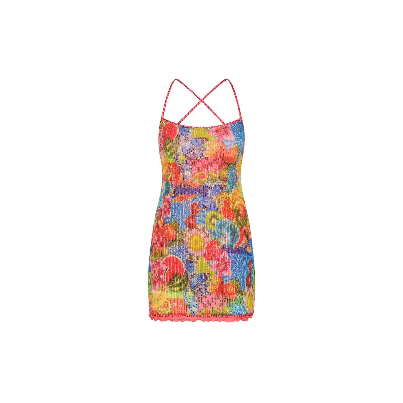 Sequin Mini Dress - Cherry Spritz made by Kulani Kinis