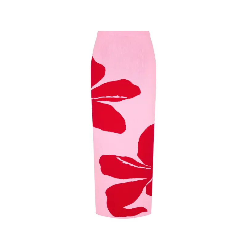 Knit Midi Skirt - Berry Bliss made by Kulani Kinis